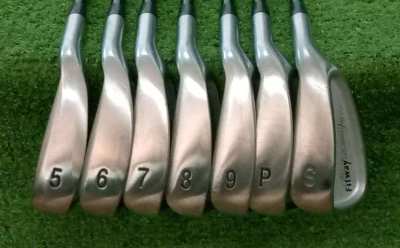 Fitway set of golf clubs in bag.