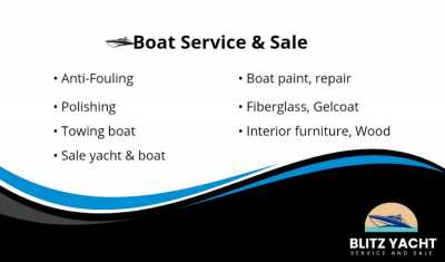 Gelcoat, antifouling, polishing, boat service ect.,